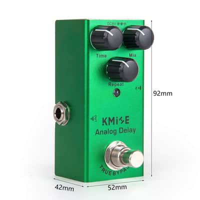Kmise Analog Delay Electric Guitar Effects Pedal Mini Single Type DC 9V True Bypass image 6