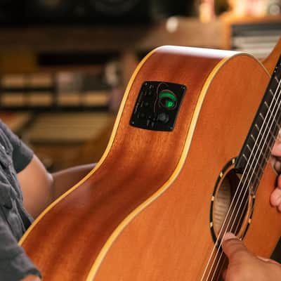 Ortega RCE131SN Family Series Pro Solid Cedar Top Mahogany Neck Cutaway Nylon 6-String Classical Acoustic-Electric Guitar w/Gig Bag image 21