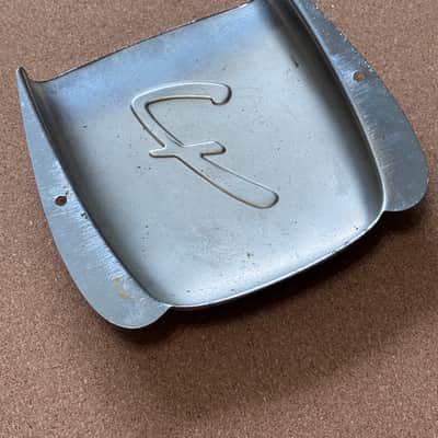 Fender Pre CBS Jazz Bass Ashtray Bridge Cover Early 60’s image 2
