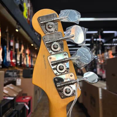 Fender American Professional Classic Jazz Bass Faded Firemist Gold w/Padded Gig Bag image 8