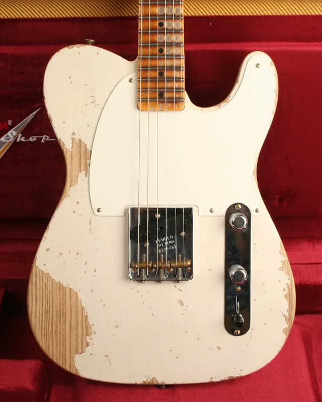 Fender Limited Edition Reverse Esquire Heavy Relic 2024 Aged White Blonde