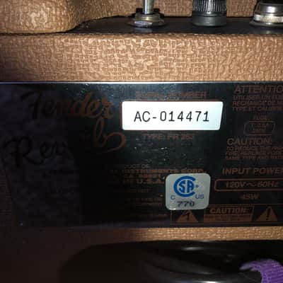 Fender Reverb Tank 1961 Brown Tolex image 5