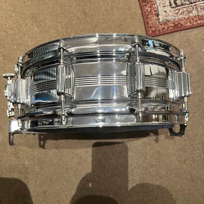 Rogers "Big R" Dyna-Sonic 5x14" Brass Snare Drum 1975 - 1984 - Chrome image 5