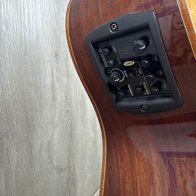 Yamaha AC3R A-Series Concert Acoustic/Electric Guitar 2010s - Natural with Rosewood Back and Sides image 5
