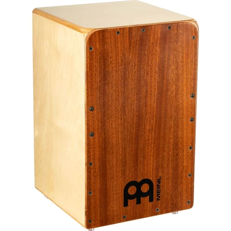 Meinl Percussion Woodcraft Cajon Box Drum - Mahogany Frontplate/Baltic Birch Body (WCP100MH) image 1