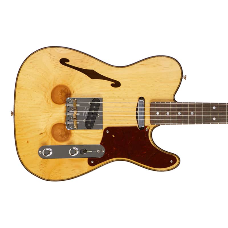 Fender Custom Shop Artisan Knotty Pine Thinline Telecaster Aged Natural (Pre-Owned, 2022, EC-) #CZ561711 image 1