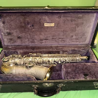 Conn Chu Berry New Wonder I 1924 - argento con gold wash bell image 14