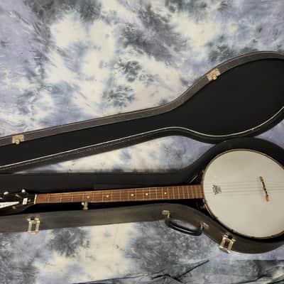 Vintage 1965 Kay 5 String Banjo New Strings Pro Setup Original Soft Shell Case image 14