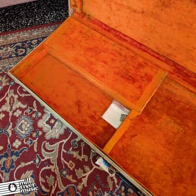 Vintage 1963 Fender Jazzmaster / Jaguar Hardshell Case – White Tolex with Black Trim – Good Condition, Used image 9
