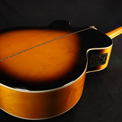 Epiphone J-200 EC Studio (Solid Top; Fishman Presys) Vintage Sunburst 180 image 7