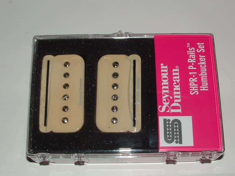 Seymour Duncan P-Rails Set  SHPR-1 Humbucker Guitar Pickups   New Warranty  Cream image 1