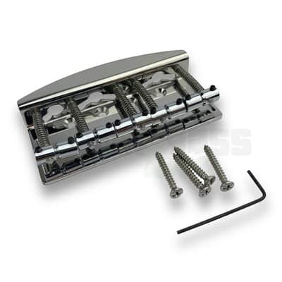 Hipshot Vintage Bass Bridge - 5 String / Polished Stainless Steel / .708 (18mm) image 1