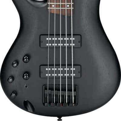 Ibanez SR Standard 5str Electric Bass - Weathered Black (SR305EBLWK) image 2