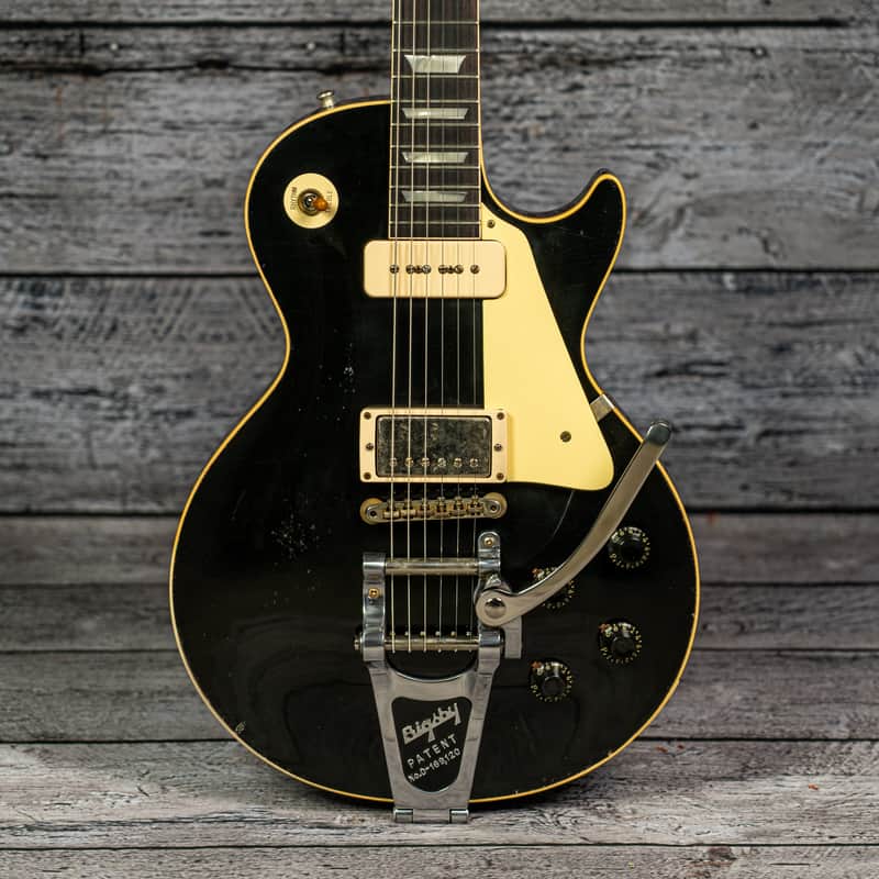 Gibson Custom Murphy Lab Dealer Select 1956 Les Paul Standard Bigsby Light Aged - Ebony image 1