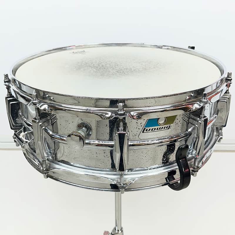 Vintage 1980s Ludwig Supraphonic Snare Drum image 1