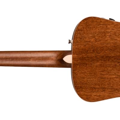 Fender Malibu Classic, all solid Electric acoustic guitar, Aged Cognac Burst image 2