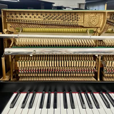 A. HERMANN PIANOFORTE VERTICALE NERO image 5