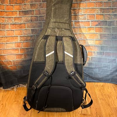 Music Area Wind 30 Multi-Compartment Heavily Padded Acoustic Gig Bag - Olive Green image 10