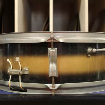 1960s Ludwig 5x14 Pioneer Snare Drum in Black and Gold Duco image 2