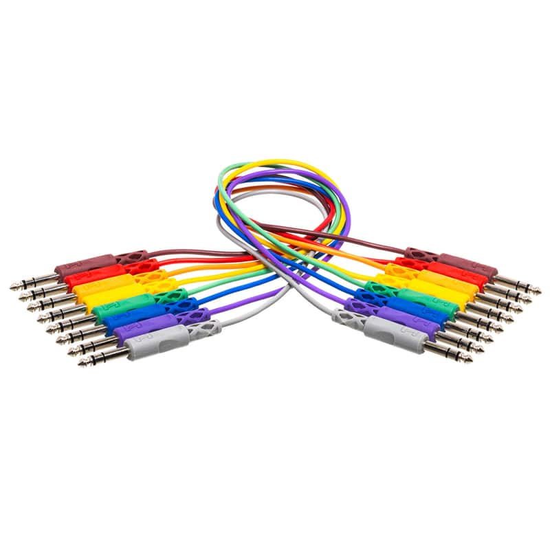 Immagine Hosa CSS-890 TRS Balanced 1/4" Patch Cables (90cm x 8) - 1