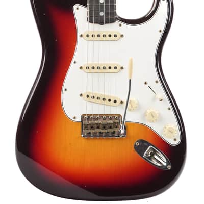 Fender Custom Shop '65 Stratocaster 3 Color Chocolate Sunburst Journeyman Relic image 5