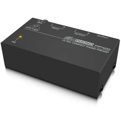 Behringer Microphono PP400 Ultra-Compact Phono Preamp, 50W Output Impedance, RIAA Frequency Response image 4