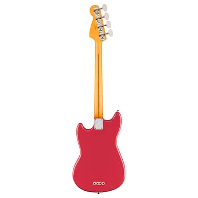 Fender American Professional Classic Mustang Bass - Faded Dakota Red w/Maple FB image 8
