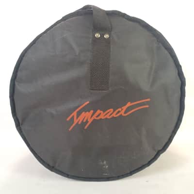 Impact 8x12"Tom Drum Case/Bag Soft-Shell Fabric-Lined Ride/Rack Vintage image 1