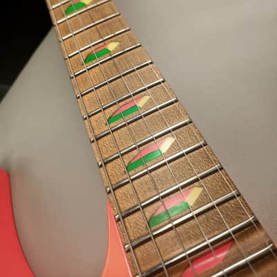 Ibanez JEM777-SK Steve Vai Signature with Edge Tremolo 1987 - 1989 - Shocking Pink image 5