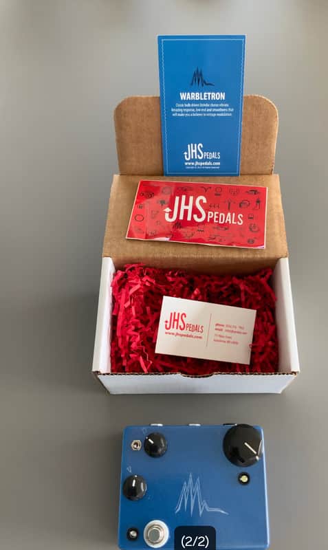 JHS Warble Tron 2012 - Blue serial #89 image 1