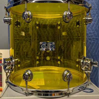 SJC Custom Drums 2007 - Yellow Acrylic image 5