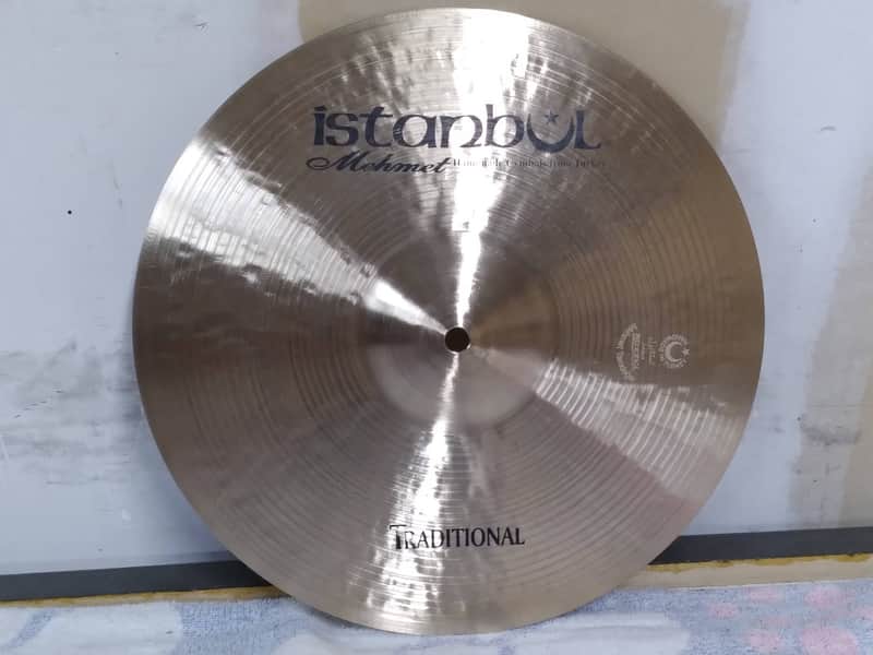 Istanbul Mehmet 13" Traditional Series Light Hi-Hat Cymbal (top) 2010s - Traditional image 1