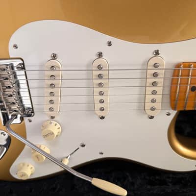Fender Lincoln Brewster Stratocaster 2022 - Aztec Gold image 8