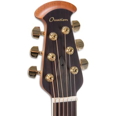 Ovation Celebrity Deluxe Acoustic Electric Guitar - Vintage Suburst Satin image 5