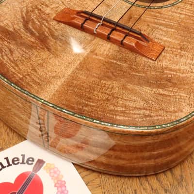 Maui Music Deluxe Mango Wood Shell Inlay TenorUkulele #5088 image 14
