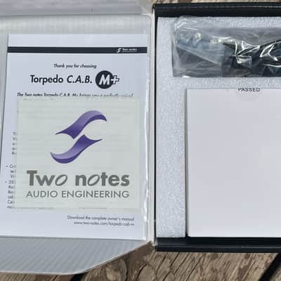 Two Notes Torpedo C.A.B. M+ Speaker Simulator 2010s - White image 6