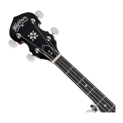Washburn Americana Series B9-WSH-A 5-String Banjo. Natural image 4