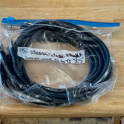 D'Addario PW-CSPK-03 Classic Series 1/4" Straight TS Speaker Cable - 3'  Black PACK OF 5 CABLES image 3