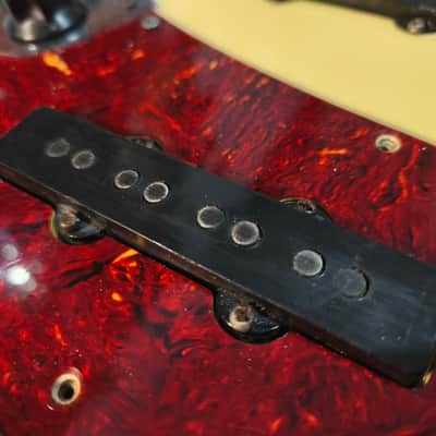 Fender Jazz Bass 1965 Refinish Olympic White ALL ORIGINAL PARTS image 23