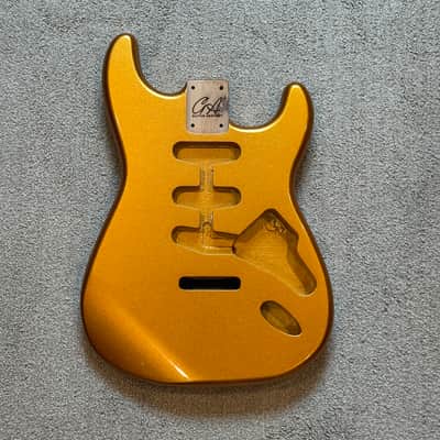 Guitar Anatomy Metallic Gold Stratocaster Replacement Body 2026 - Metallic Gold image 1