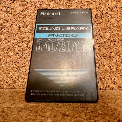 Roland PN-D10-01 - Unique D-Sounds - Sound Library card for D10, D20, D110 