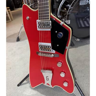 Gretsch G6199 Billy-Bo Jupiter Solid Body Electric Guitar w/ Case - Firebird Red (Pre-Owned) image 6