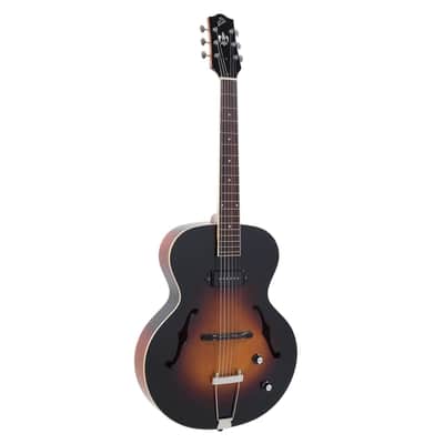 The Loar LH-309 Archtop Hollowbody Vintage Sunburst. Never Used or Plugged-in image 3