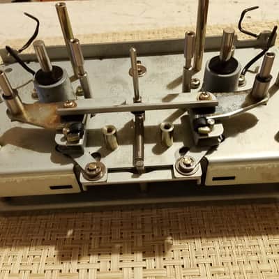 TEAC X 7/10/1000 Reel to Reel Series Capstan/Head chassis with flywheels image 2