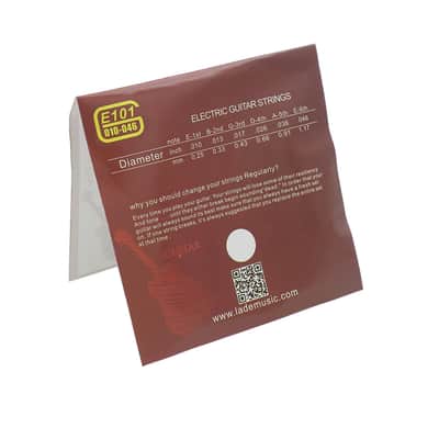 Electric Guitar Strings E101 (010-046) Nickel Alloy Wound, Bright Tone image 5