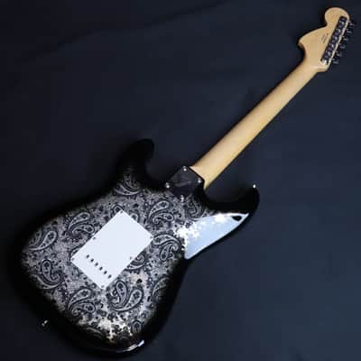 Fender MIJ Limited Edition Paisley Stratocaster 2024 - 2025 - Black Paisley image 5