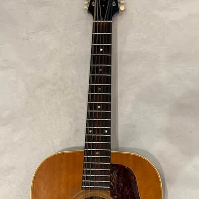 Gibson B-45-12 12 String Acoustic Guitar 1968 Natural image 4