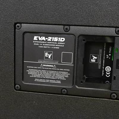 Electro-Voice (EV) EVA-2151D Dual 15" Passive Line Array Subwoofer CG01YA5 *ASK FOR SHIPPING* image 7