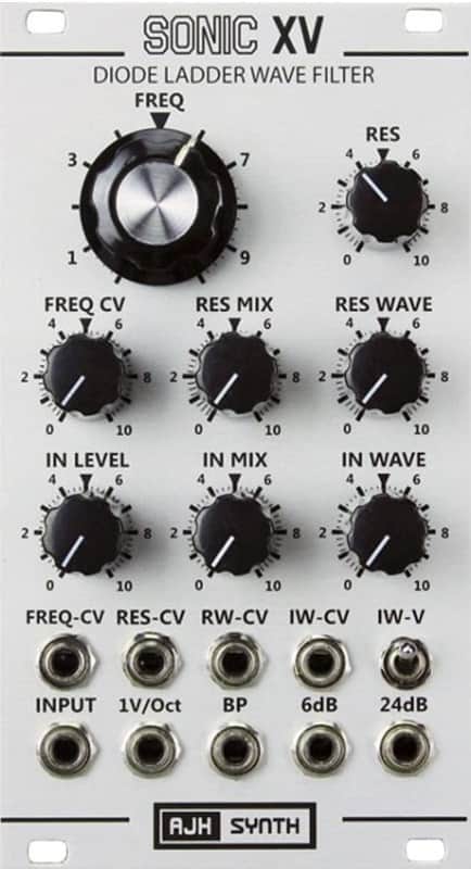 AJH SYNTH SONIC XV DIODE LADDER FILTER SILVER : BRAND NEW :  [DETROIT MODULAR] image 1