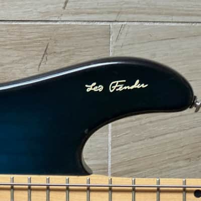 G & L L-2000 "Leo Fender" Ltd. Run 1990's - cool Blue'burst example w/a COA signed by "Phillis Fender". image 9